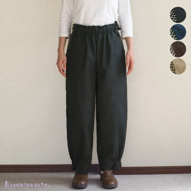 日本製 和調おしゃれもんぺ レディース ウエストゴム 無地 和柄 綿 ゆったり かわいい もんぺパンツ 春 夏 秋 部屋着 お母さん おばあちゃん プレゼント 通販 Lineポイント最大0 5 Get Lineショッピング