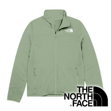【THE NORTH FACE 美國】女立領刷毛外套『苔蘚綠』NF0A8FJV 戶外 露營 登山 健行 休閒 時尚 立領 刷毛外套