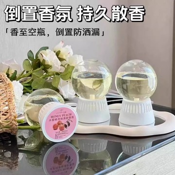 隔日達🚀水晶球香薰擴香瓶 倒立香氛 倒置香薰 茶香香薰 香薰 薰香瓶 擴香精油 車載香薰瓶 空氣清新劑 厠所除臭持久