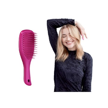 TANGLE TEEZER 官方直營Mini英倫手握梳(莓果紅)