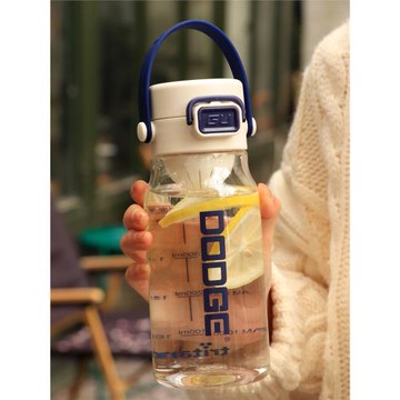 高顏值水杯便攜tritan女生網紅男士高級感泡茶簡約防摔帶茶隔杯子