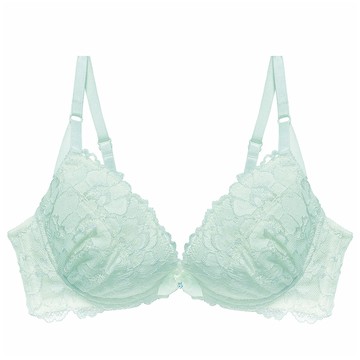 FLORA LOVELY 冰氛樂 B~F罩杯成套日本內衣-綠色