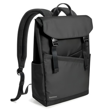 Tomtoc 筆電包 商務系列 幾何雙肩包 新款 16吋 石墨黑  1個