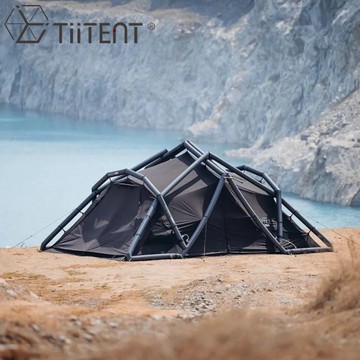 【TiiTENT】Space AERO 充氣帳《墨黑》5分鐘快速搭設/寢室帳/家庭帳