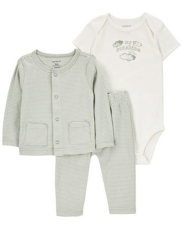 Baby 3-Piece Little Cardigan Set