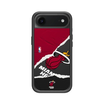iPhone Air Mod NX -邊框背蓋組合 (相機按鈕) 黑 - NBA - 熱血系列-邁阿密熱火 Miami Heats - Sweat and Tears