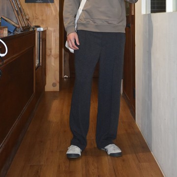 復古打褶西裝褲