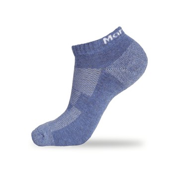 抑菌全氣墊除臭襪-船襪 - L牛仔藍