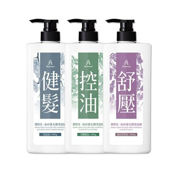 Mdmmd. 明洞國際 簡單洗。無矽靈水潤洗髮精 健髮/控油/舒壓 1000g / 瓶【官方直營】