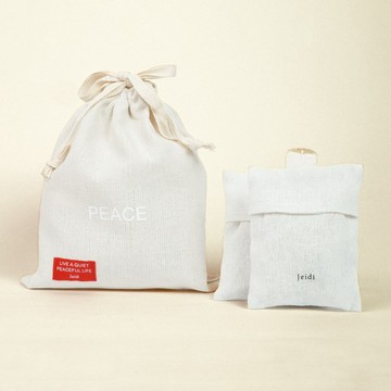 PEACE禮物袋組合－亞麻香氛袋兩入