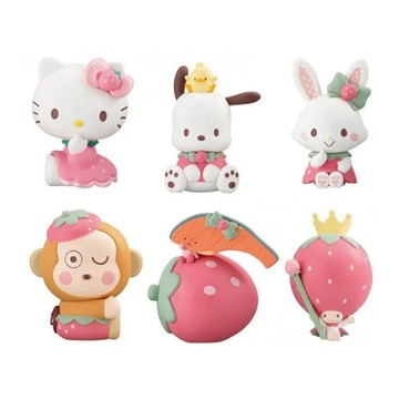 【日本 萬代 BANDAI】 三麗鷗 草莓系 P5 公仔 扭蛋 轉蛋 Hello Kitty 凱蒂貓 三麗鷗扭蛋 玩具