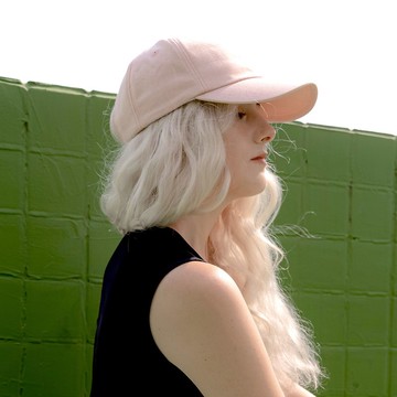 Pull String Baseball Cap拉繩調節棒球帽-粉色