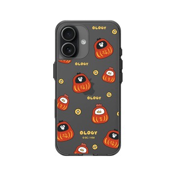 iPhone 17 Clear (相機按鈕) 酷墨灰 - 奧樂雞 Ology - 福氣滿滿