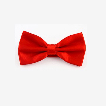 拉福   亮面領結新郎結婚領結糾糾(兒童大紅色)