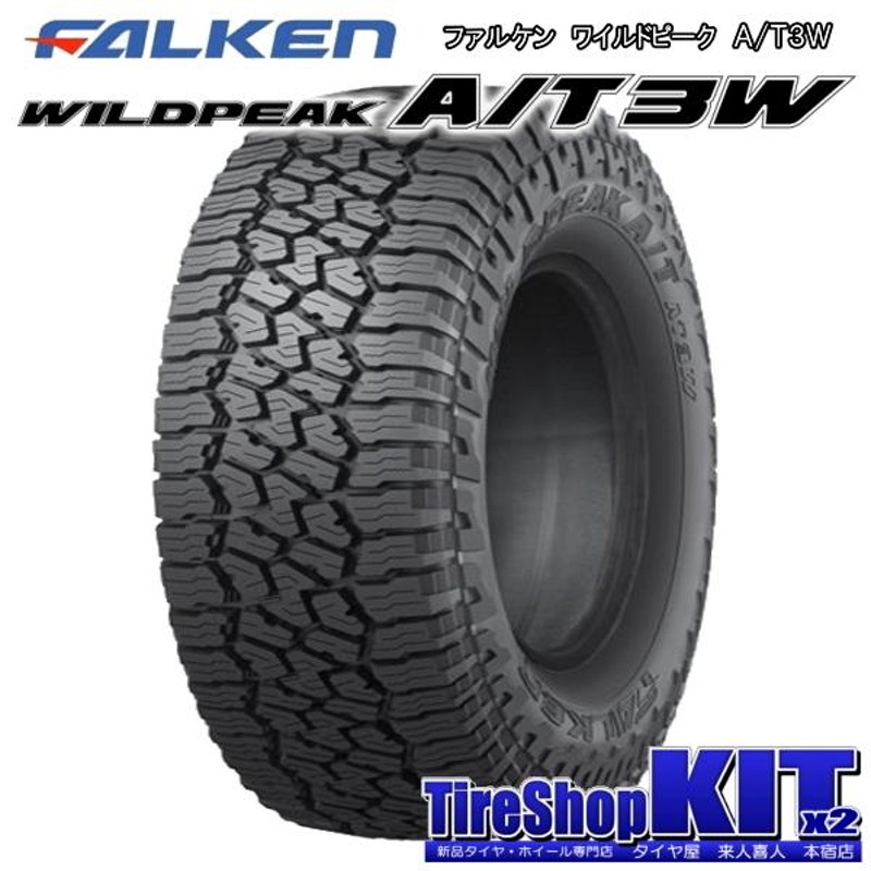 ファルケン WILDPEAK A/T3W LT265/70R17 & MADCROSS GRACE 17インチ ...