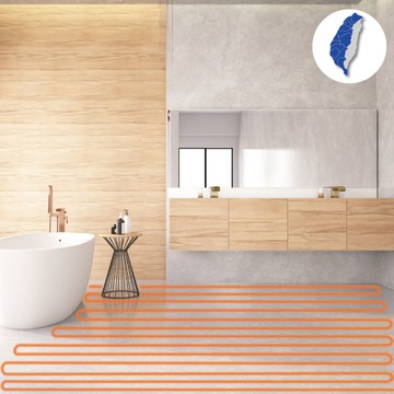 地暖系統工程-標準浴廁2坪內空間 (單一空間，不適用花東地區)標準浴廁2坪內空間