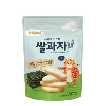 ibobomi 嬰兒米餅(海苔味)30g/包