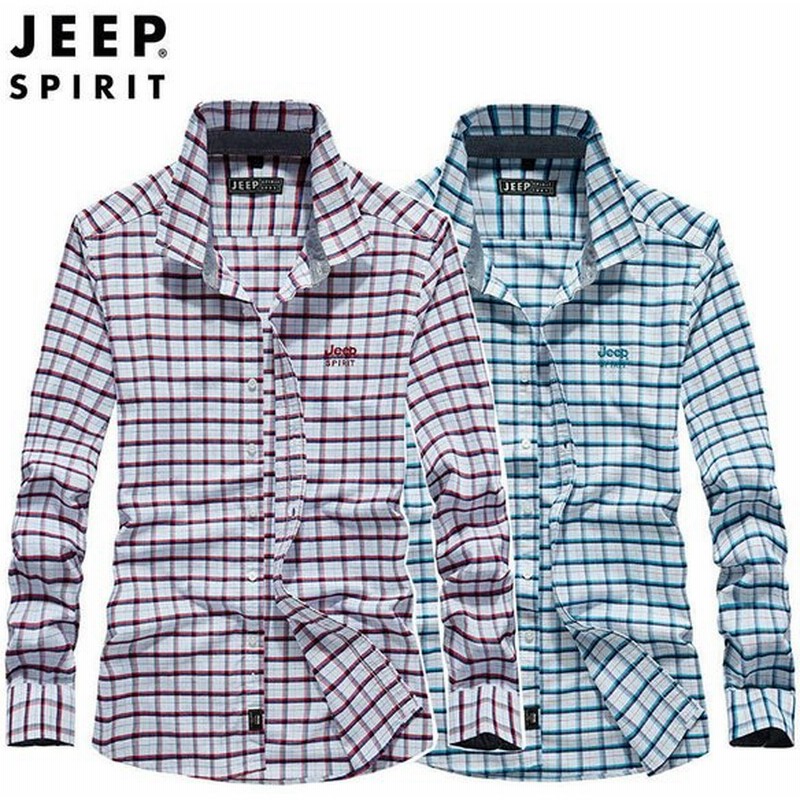 Jeep Spirit ワイシャツ Yシャツ 柄付き 長袖 紳士服 ボタン ワイドカラー 着心地よい シャツ カジュアルシャツ メンズ 通販 Lineポイント最大get Lineショッピング