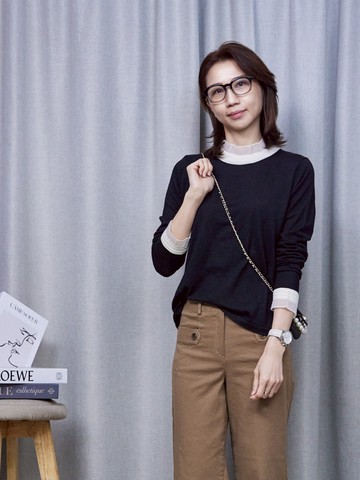 多一點從容與優雅的法式針織衫