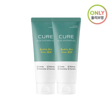 Cure Aloe Soothing Gel Renewed 150mL 1+1 Special Set