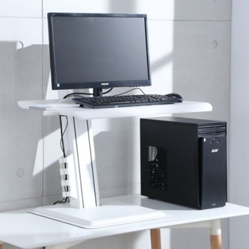 LOGIS邏爵家具 升降桌 站立式 辦公書桌 桌上型 桌上架 筆電桌 辦公桌 寫字桌