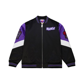 M&N NBA THROW IT BACK HEAVYWEIGHT SATIN 厚磅 復古隊徽 棒球外套 暴龍隊