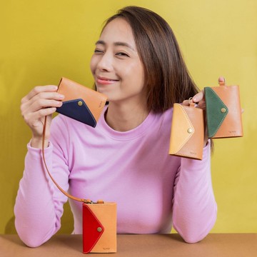 MUMU真皮證件零錢包-8色可選 【客製化刻字】