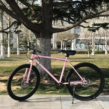 死飛自行車男女學生倒剎24寸26寸雙碟剎彩色復古輕便女式通勤單車MBS