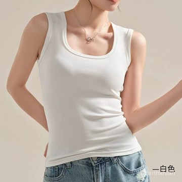 大尺碼背心 莫代尔棉 方领吊带背心 大碼背心女 女生背心 無袖背心 內搭背心 小可愛背心 吊帶背心 無袖上衣 修身顯瘦感