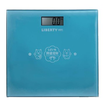 利百代柴犬開運招財LCD顯示體重機 LY-8503SL
