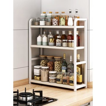 廚房調料置物架臺面放油鹽醬醋瓶佐料架子調味品家用多層收納窄架