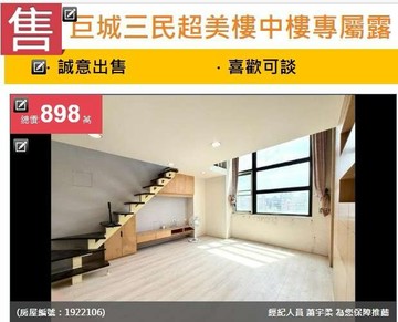談~巨城三民超美樓中樓專屬露臺戶談｜新竹市東區自由路