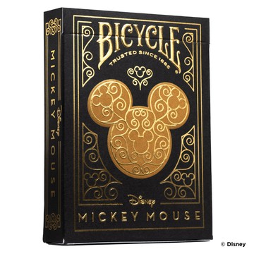 【USPCC 撲克】Bicycle Disney Black & Gold Mickey