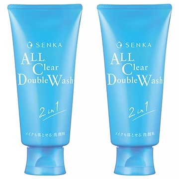 SENKA 專科 超微米洗卸兩用潔淨乳  120g  2條