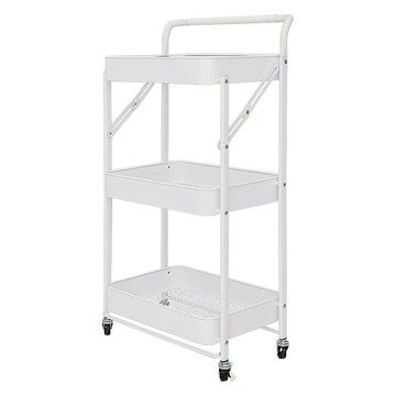 dayneeds 日需百備 繽紛多彩折疊推車 三層 SBK4529377WH  白色  1個