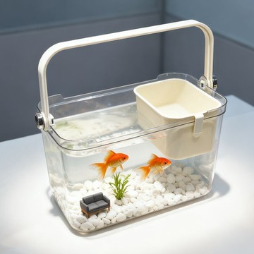 【清晰高透 小巧】水族魚缸 懶人魚缸 鬥魚缸 孔雀缸 爬蟲角蛙缸 小魚缸 魚缸 桌面魚缸 水缸