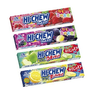 | 現貨 |日本 森永 期間限定 嗨啾 HI-CHEW 幸福口感 藍莓覆盆莓/檸檬/葡萄/西瓜/草莓/綜合