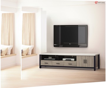 【歐風別館】淺灰電視櫃【基隆至台中免運費】