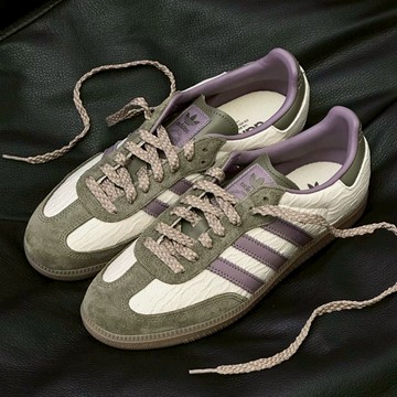 ADIDAS ORIGINALS SAMBA OG 綠野仙蹤 芋頭紫 綠 休閒 森巴 JP5675