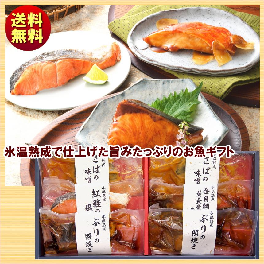 ギフト 2023 氷温熟成 煮魚・焼魚ギフトセット 6切 NYG-30Ｓ 送料無料