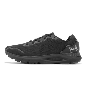 Under Armour UA 慢跑鞋 HOVR Sonic 6 女鞋 黑 透氣 回彈 緩震 輕量 路跑鞋 運動鞋 UA
