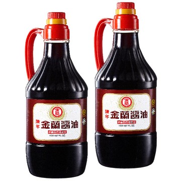 《金蘭》陳年醬油1500ml*2入組