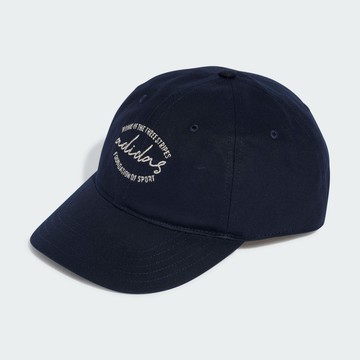 ADIDAS 帽子 DAD CAP EMBR 深藍色 草寫 棒球帽 老帽 IY7692