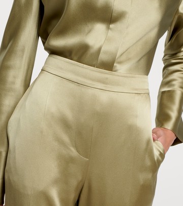 Joseph Tova silk satin straight pants