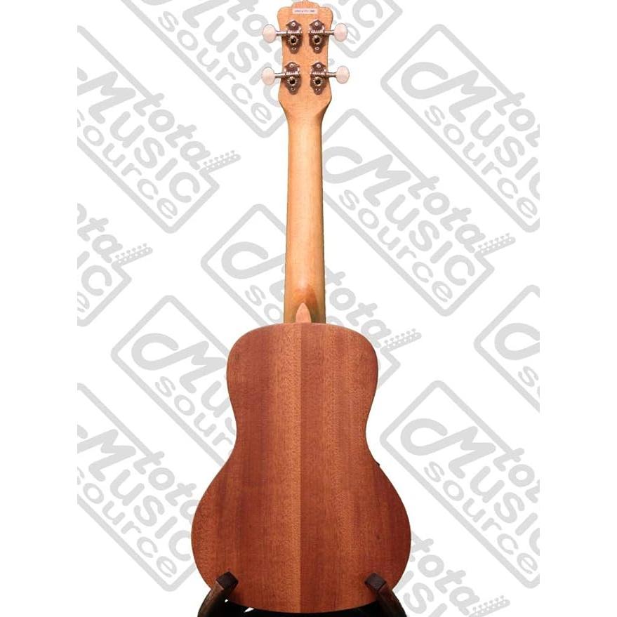 Luna Mahogany Concert Ukulele with Lizard Design, UKE MO MAH, Bag, FREE Aquila