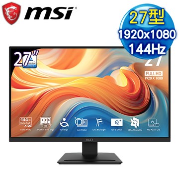 MSI 微星 PRO MP273L E14 27型 IPS螢幕