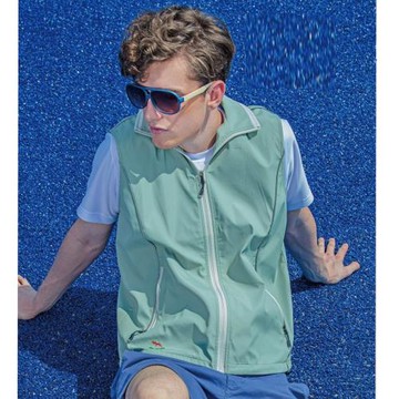 【Per GIBO】素面防潑水薄背心(P232507)鼠尾草綠