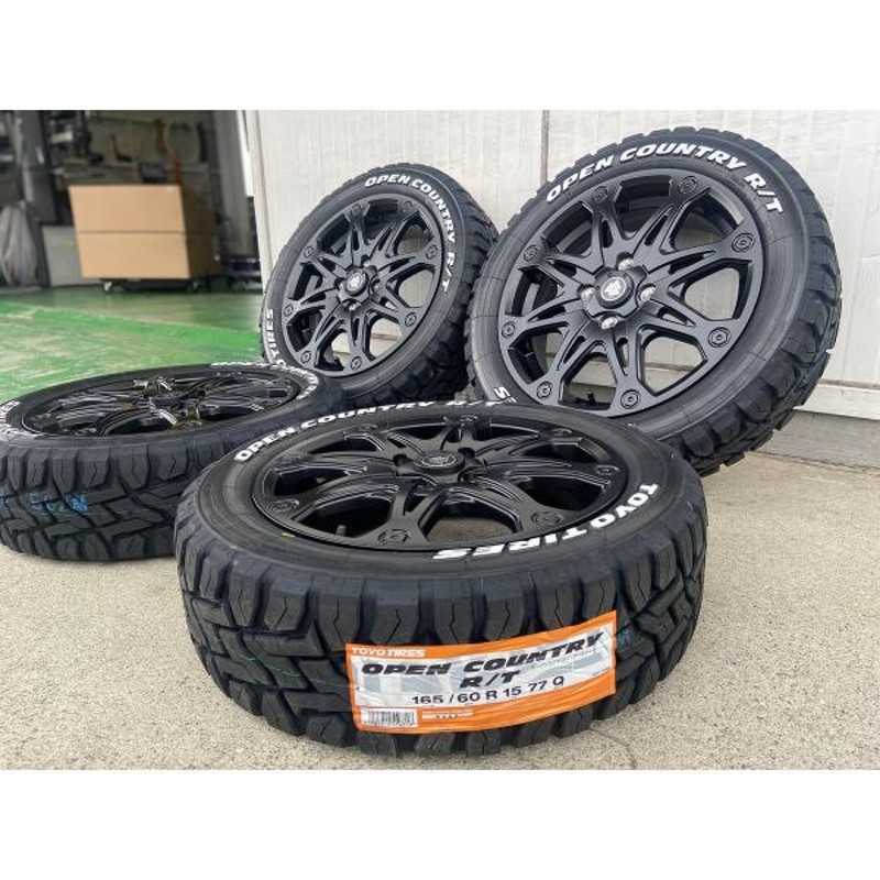 軽トラック ハイゼット ジャンボ ノーマル車高 タイヤホイール 新品4本セット トーヨー オープンカントリー RT 165/60R15 15インチ  MUD-X | LINEブランドカタログ