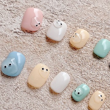 Light you up  果凍小怪物/穿戴甲/訂製美甲貼片NA 70