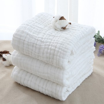 六層水洗紗純棉多功能浴巾抱被巾